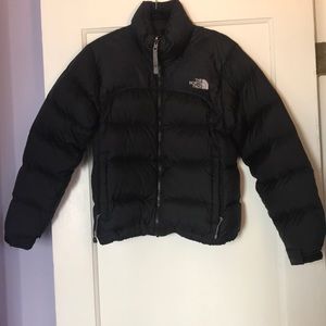 North Face Nuptse Puffer Jacket - Black - XS